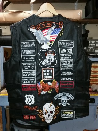 Custom Motorcycle Vest Patches Online